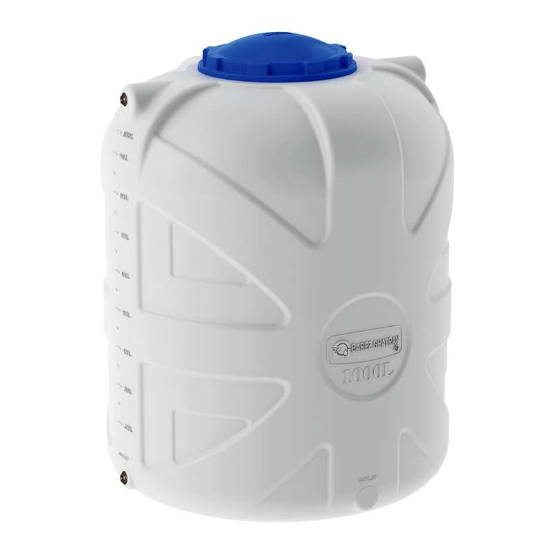 مخزن آب بارزپلاستیک مدل A1001f2 عمودی گنجایش 1000 لیتر