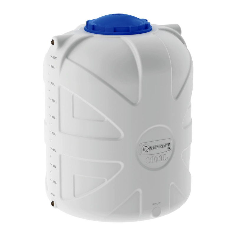 مخزن آب بارزپلاستیک مدل A1001f2 عمودی گنجایش 1000 لیتر