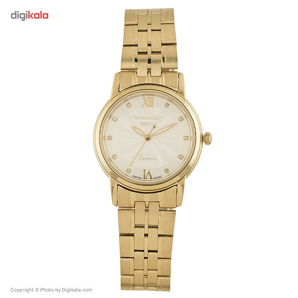 ساعت مچی عقربه ای زنانه رومانسون مدل TM3257LL1GAS1G