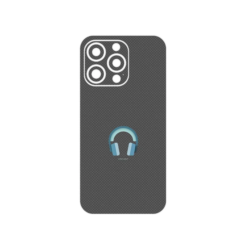 برچسب پوششی ماهوت مدل Minimal Headphone Icon مناسب برای گوشی موبایل اپل iPhone 13 Pro Max