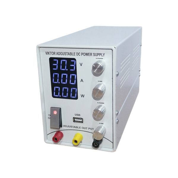 منبع تغذیه الکتریکی 30 ولت 10 آمپر مدل STX-3010 