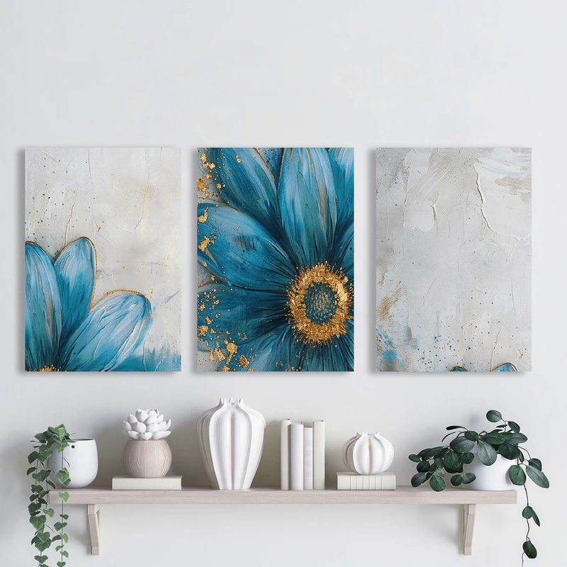 تابلو شاسی آتریسا مدل آبستره ATA056 مجموعه سه عددی