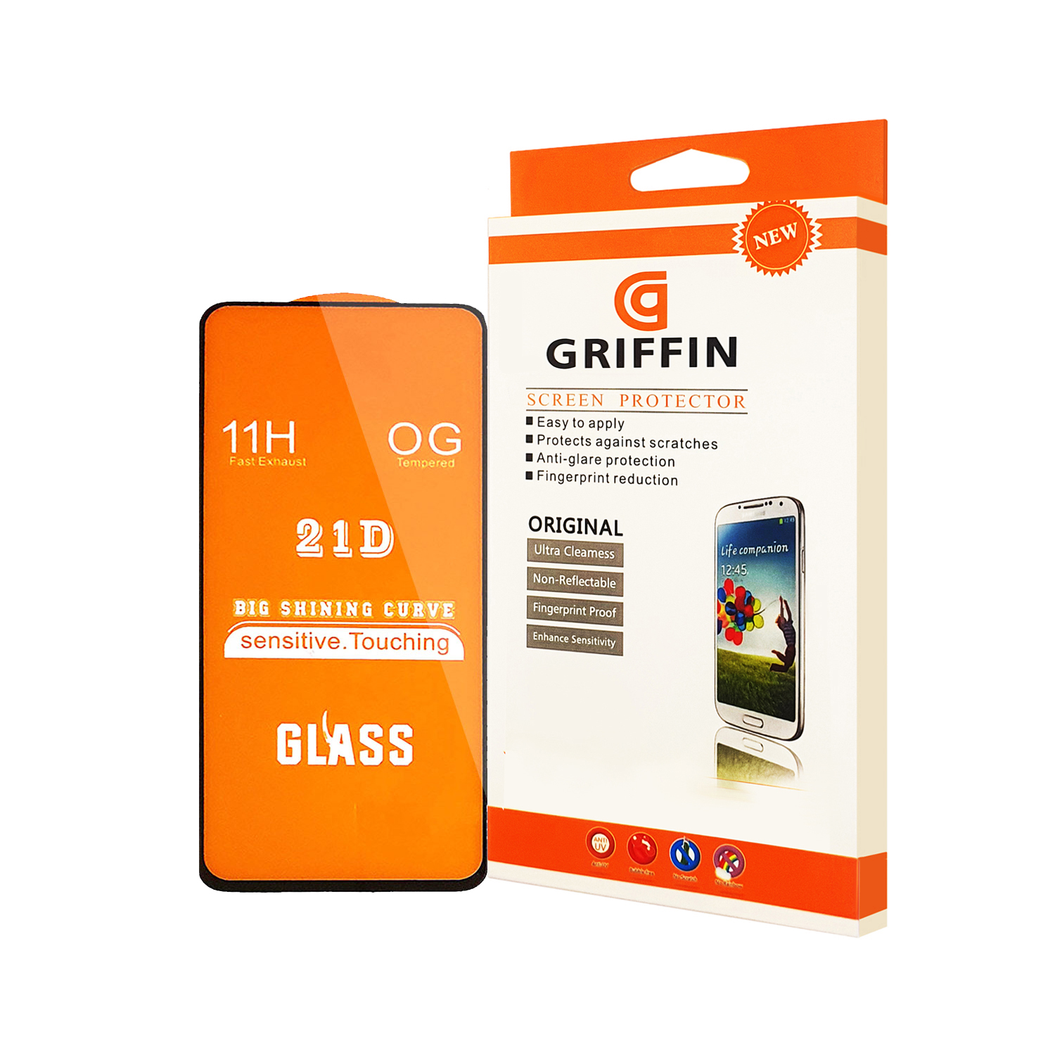 محافظ صفحه نمایش گریفین مدل F21 GN pl مناسب برای گوشی موبایل سامسونگ Galaxy A52