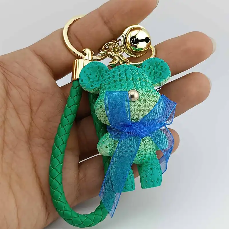 جاکلیدی مدل سرامیکی طرح خرس پاپیونی