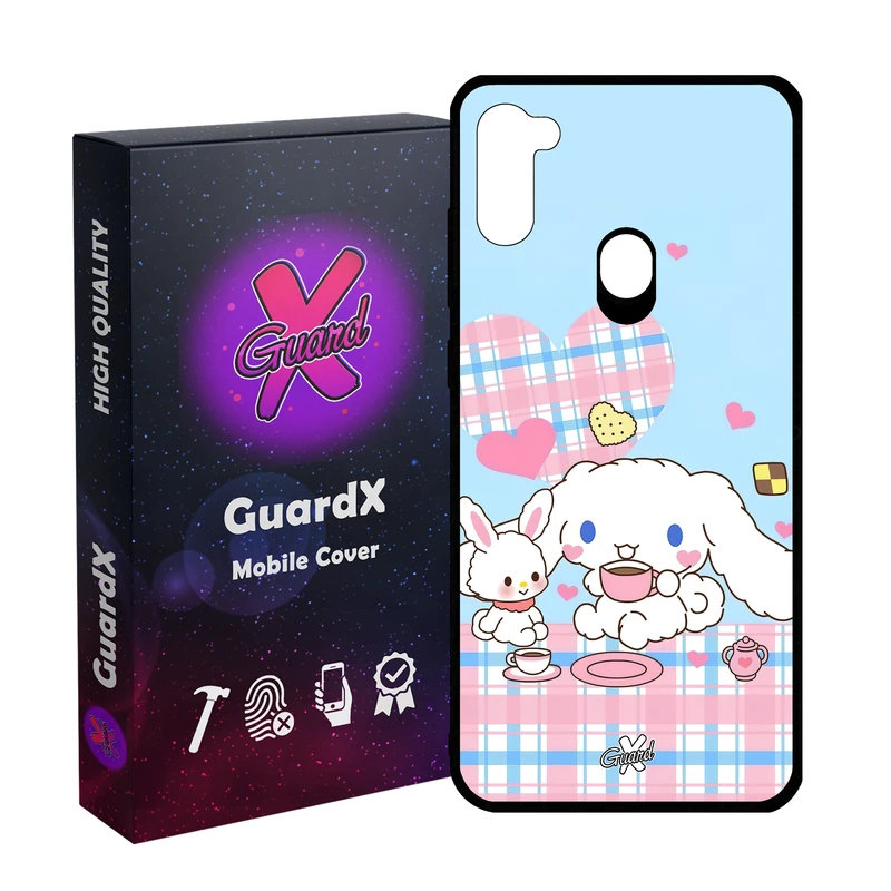 کاور گارد ایکس طرح خرگوش مدل Glass10508 مناسب برای گوشی موبایل سامسونگ Galaxy A11/M11