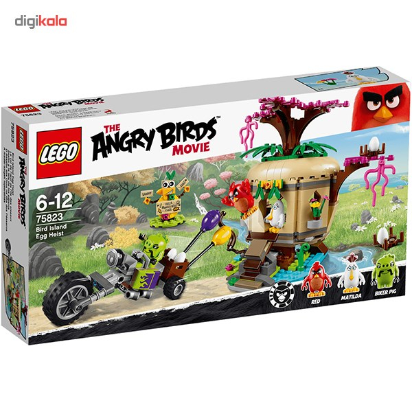 لگو سری Angry Birds مدل Bird Island Egg Heist 75823