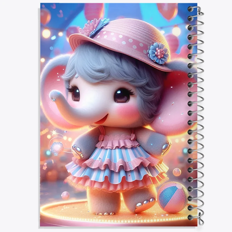 دفتر نقاشی 50 برگ خندالو طرح فیل بامزه کد F6084