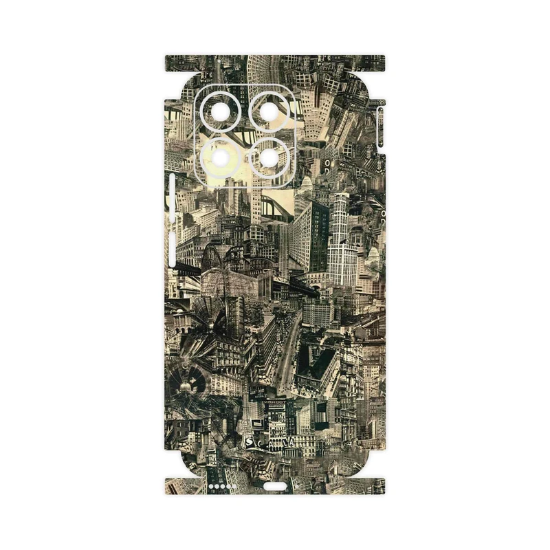 برچسب پوششی ماهوت مدل Collage of Skyscraper-FullSkin مناسب برای گوشی موبایل آنر X8b