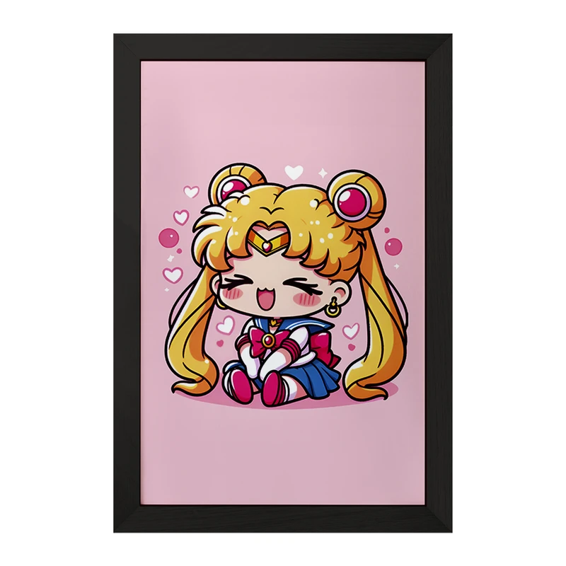 تابلو خندالو مدل چیبیوسا انیمه سیلور مون (Sailor Moon) کد F6964