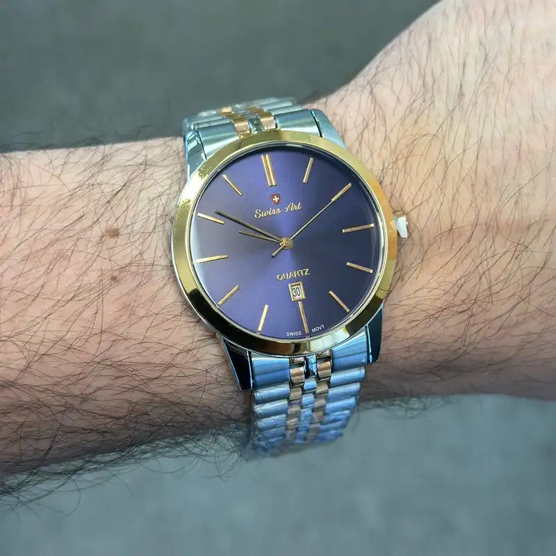 ست ساعت مچی عقربه ای زنانه و مردانه سوئیس آرت مدل 96546853