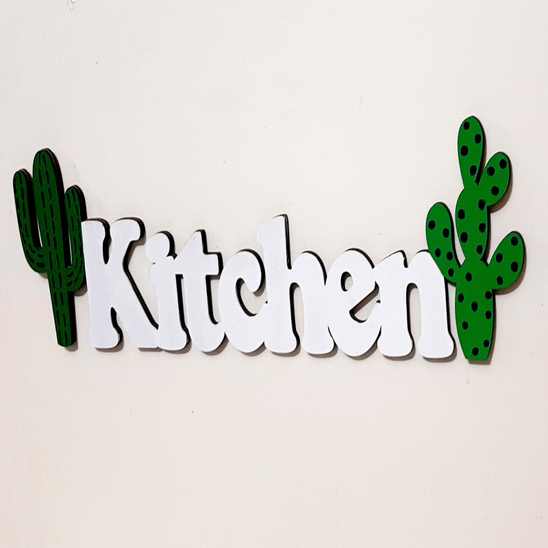 آویز تزیینی طرح کیچن مدل 063K