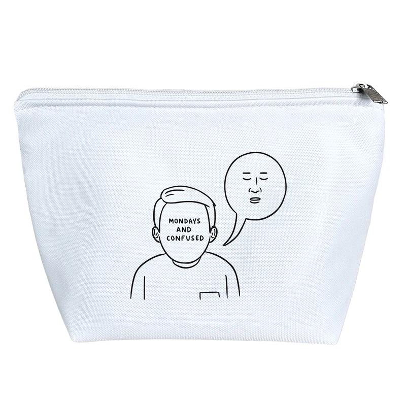 کیف لوازم آرایش دخترانه خندالو مدل Mondays And Confused کد 6910