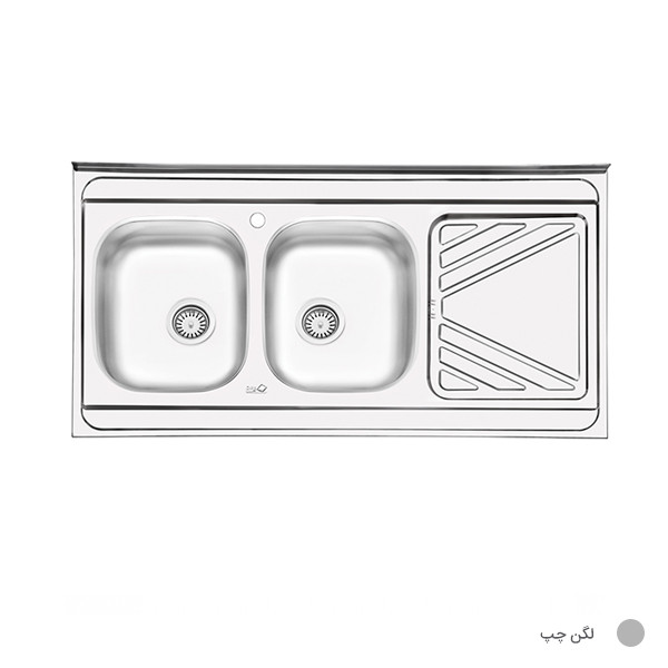 سینک ظرفشویی ایلیا استیل مدل 3028 روکار