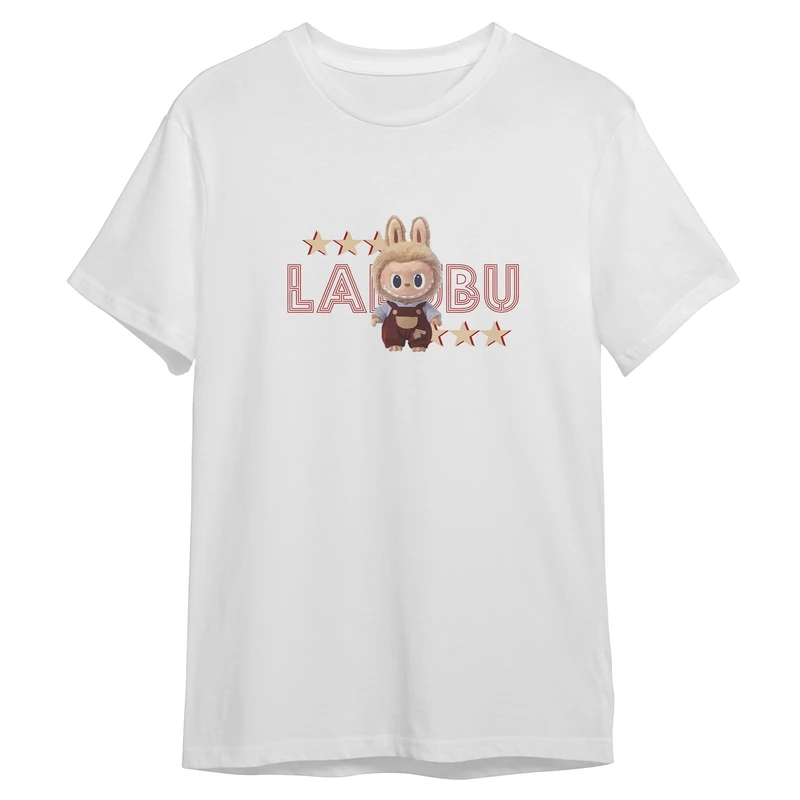 تی‌شرت آستین کوتاه زنانه مدل لبوبو شیک و خاص کد 01146