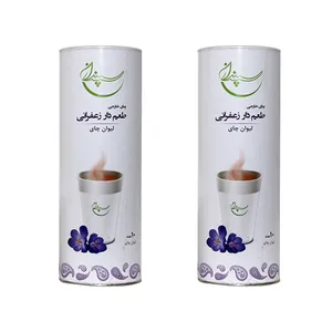 چای لیوانی طعم دار زعفرانی سپندان بسته 2 عددی