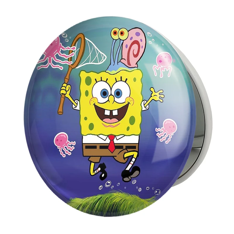 آینه جیبی خندالو طرح باب اسفنجی مدل تاشو کد 1337 