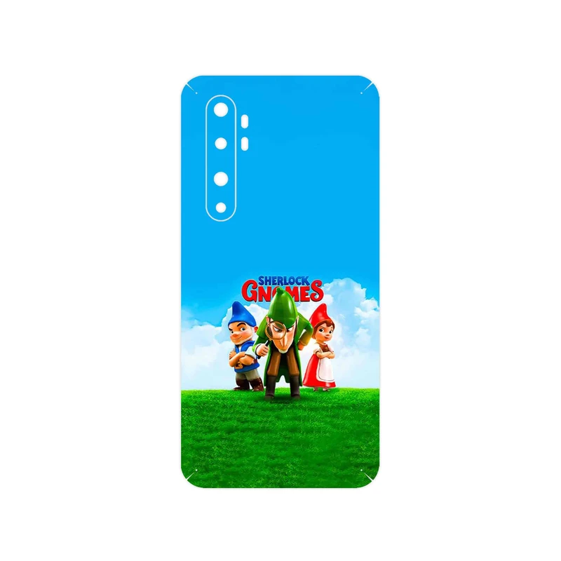 برچسب پوششی ماهوت مدل Sherlock Gnomes مناسب برای گوشی موبایل شیائومی Mi Note 10 Lite