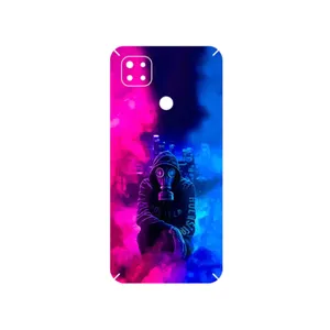 MAHOOT Smoke Rainbow Digital Art 2 Cover Sticker for Xiaomi Redmi 9 Activ