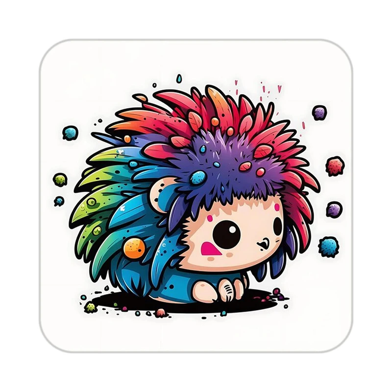 زیر لیوانی کاکتی طرح حیوانات رنگی مدل mp26477