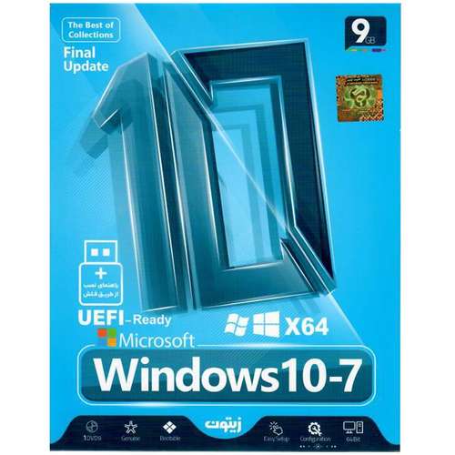 سیستم عامل ویندوز 7-10 UEFI نشر زیتون
