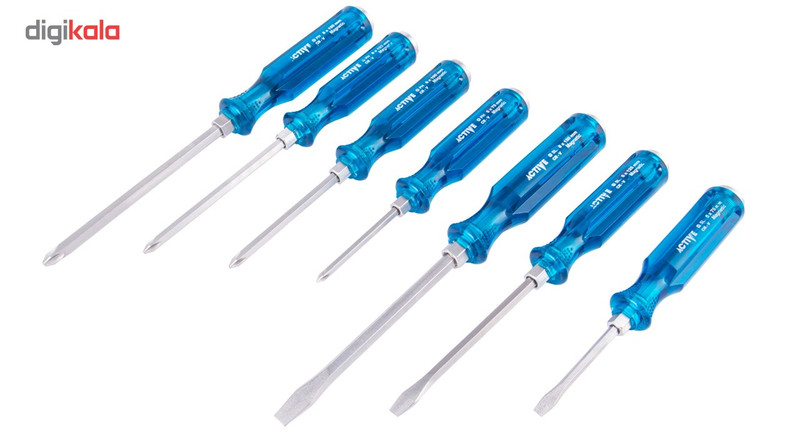 مجموعه 7 عددی پیچ گوشتی اکتیو مدل AC6373