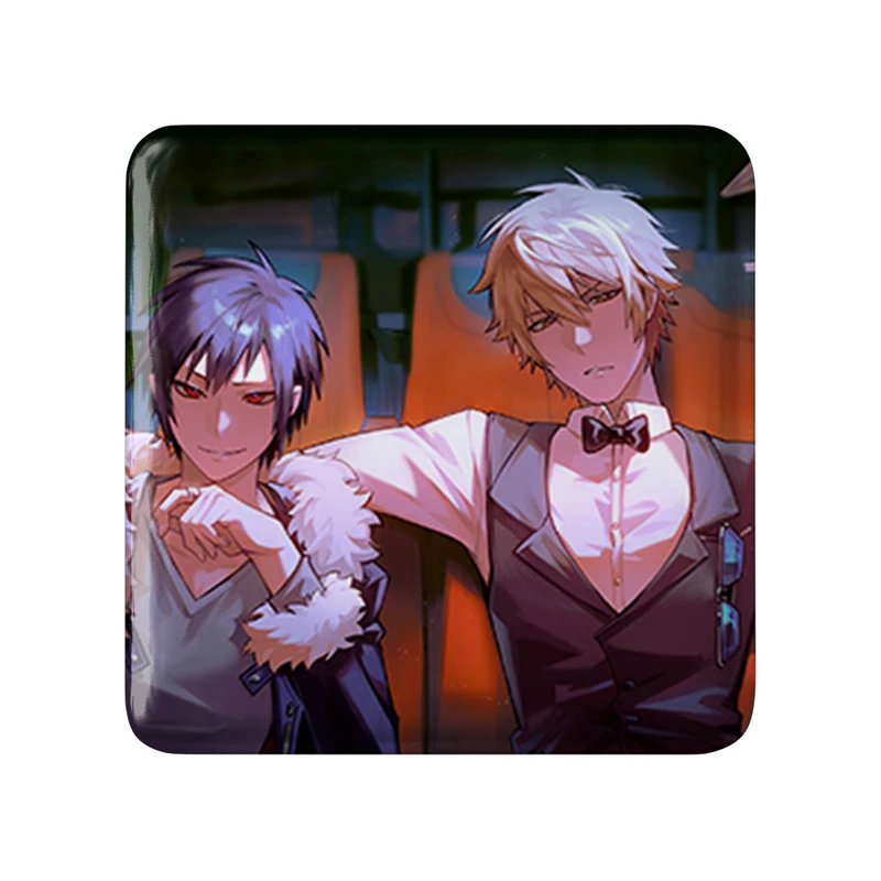 مگنت خندالو طرح ایزایا و شیزو انیمه دورارارا مدل مربعی کد 32154