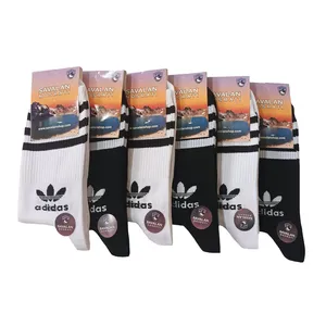 جوراب ورزشی ساق بلند مردانه مدل 1513 بسته 6 عددی