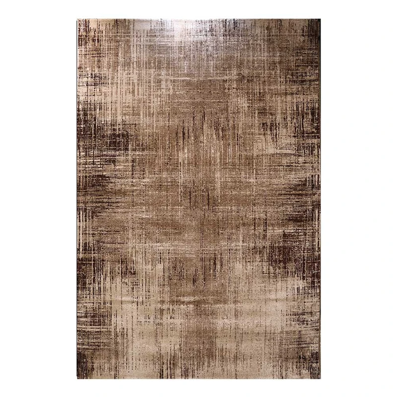 فرش ماشینی 320 شانه فرش ساوین زمینه شکلاتی حاشیه شکلاتی مدل 2222