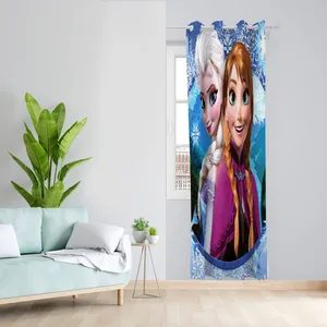 پرده مدل السا و آنا مخمل پانچی کد 1226 سایز 140x280 سانتی متر