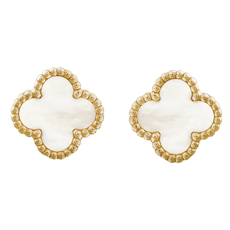 گوشواره میخی طلا 18 عیار زنانه دوست خوب مدل ونکلیف dk591