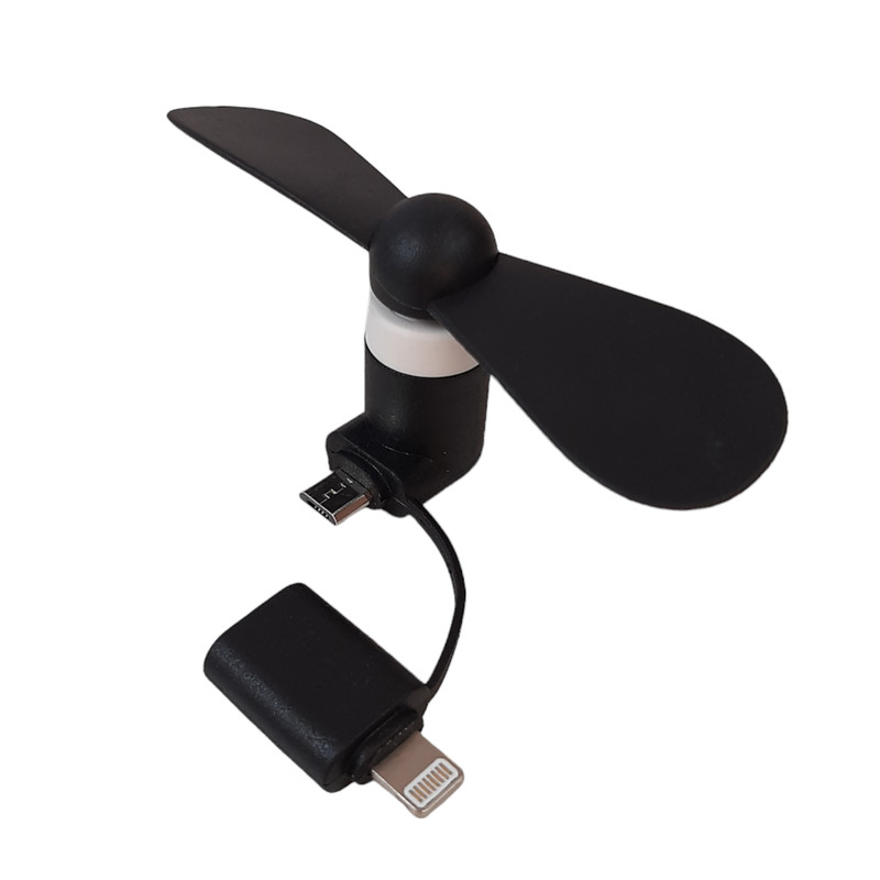 پنکه همراه USB مدل دوکاره کد 13018M پنکه همراه USB مدل دوکاره کد 13018M