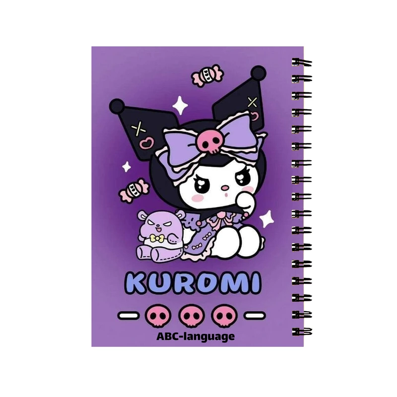 دفتر زبان 60 برگ مدل کارتون کرومی کد 00199