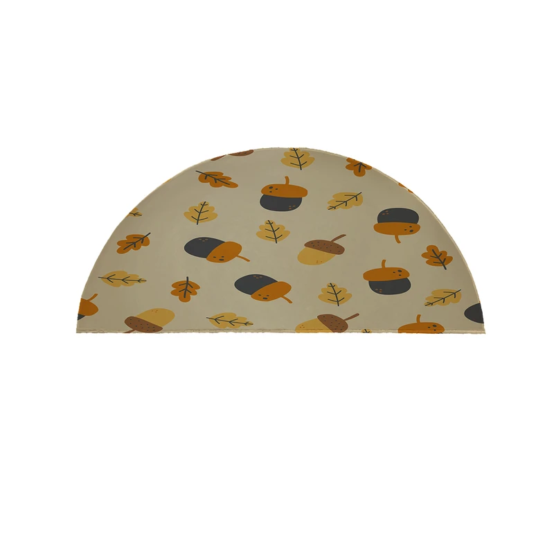 پادری  مدل نیم دایره  طرح فندوق  کد 9399  سایز 90×45 سانتی متر