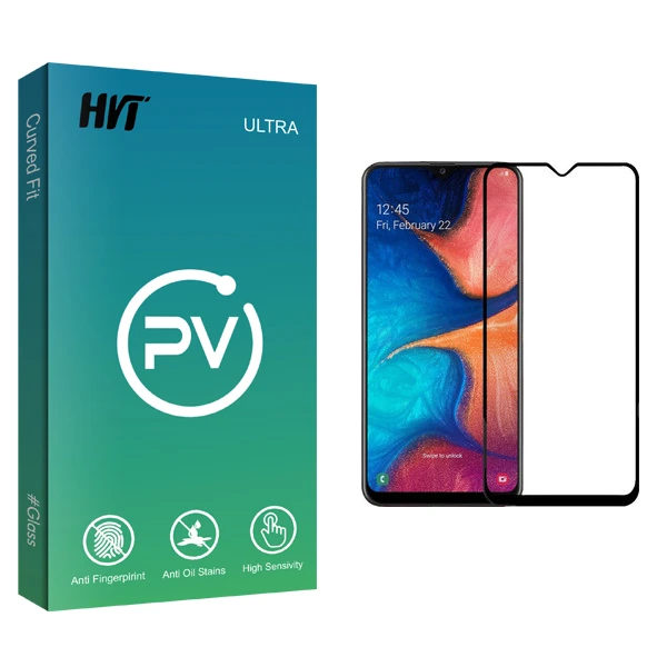 محافظ صفحه نمایش اچ وی تی مدل PV glass مناسب برای گوشی موبایل سامسونگ GLAXY A20