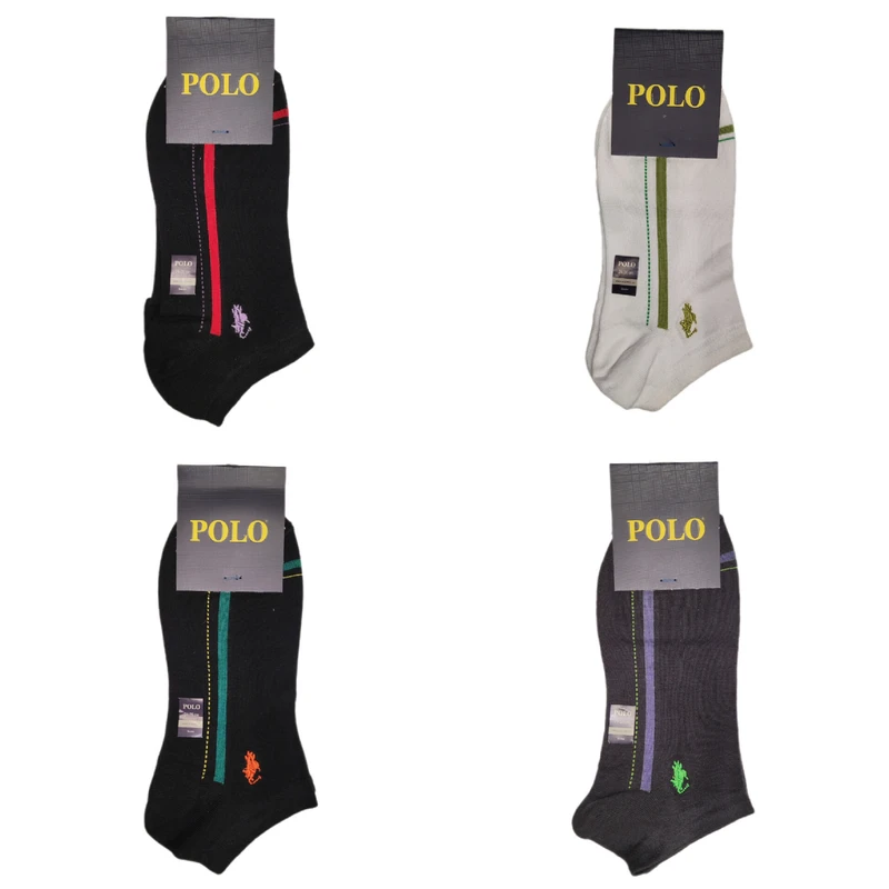 جوراب ساق کوتاه مردانه مدل 10203 بسته چهار عددی