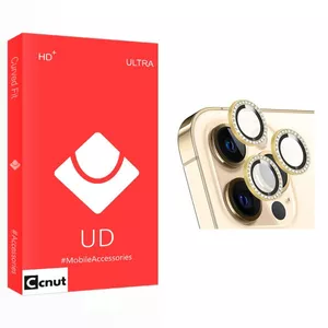 محافظ لنز گوشی کوکونات مدل UD رینگی نگین دار مناسب برای گوشی موبایل اپل iPhone 13 Pro Max