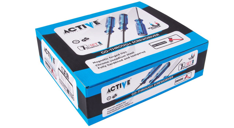 مجموعه 7 عددی پیچ گوشتی اکتیو مدل AC6373