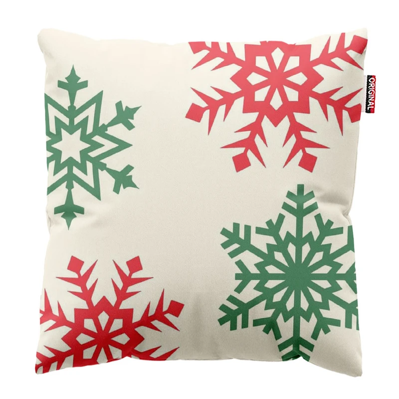 کوسن پاد آفرین طرح برف سایز 30*30 سانتی متر کد 771