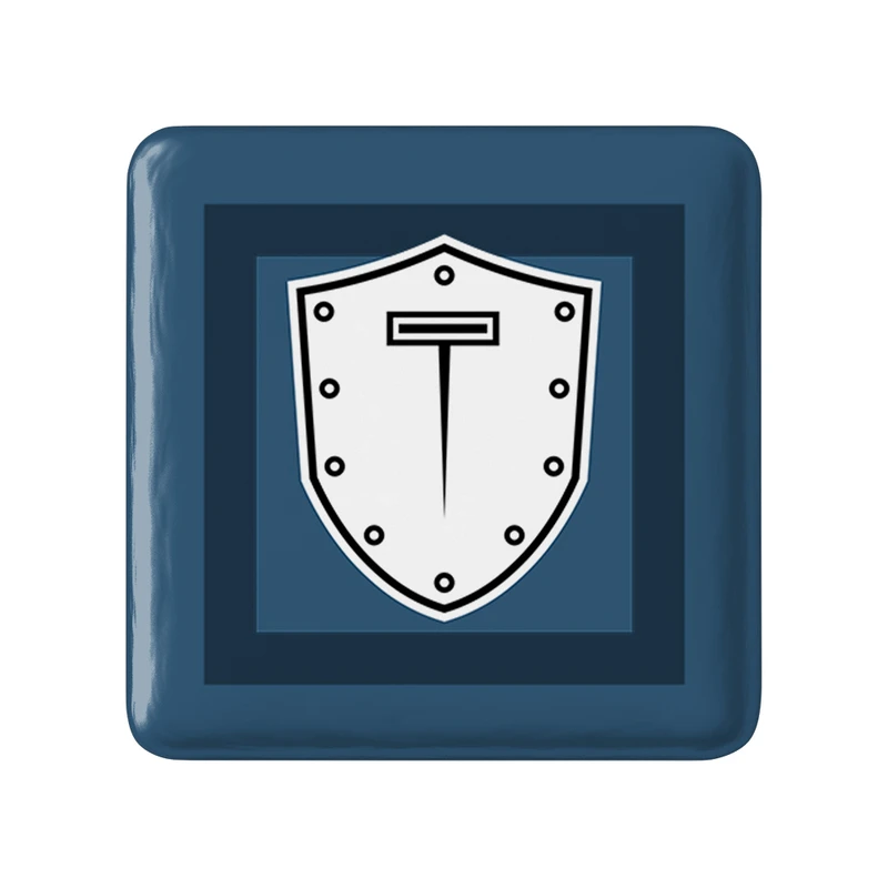 مگنت خندالو طرح  montagne بازی رینبو سیکس سیج  مدل مربعی کد 30325