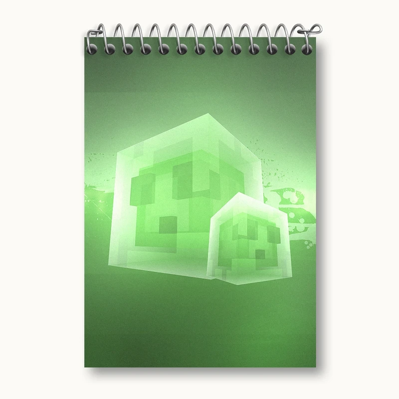 دفتر یادداشت 50 برگ خندالو مدل بازی ماینکرافت (Minecraft) کد 36963