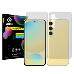 Arca Glass Tough model matte screen protector suitable for Samsung Galaxy M55 5G mobile phone along with the back protector