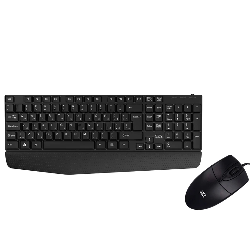 ست کیبورد و ماوس اسکای لیزر مدل SKY-511+F01