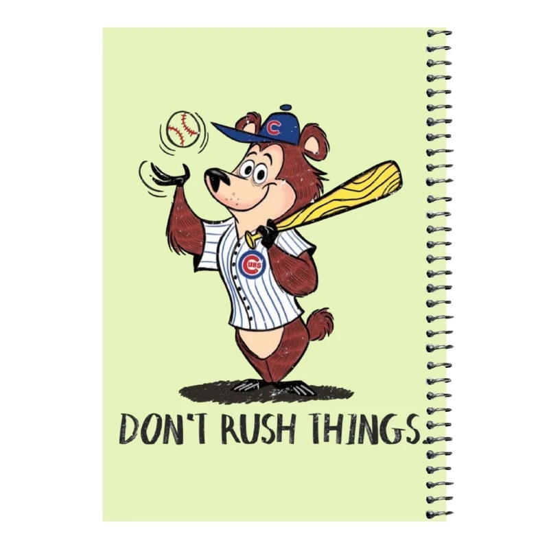 دفتر مشق 80 برگ اس جی مدل خرس و بیسبال     