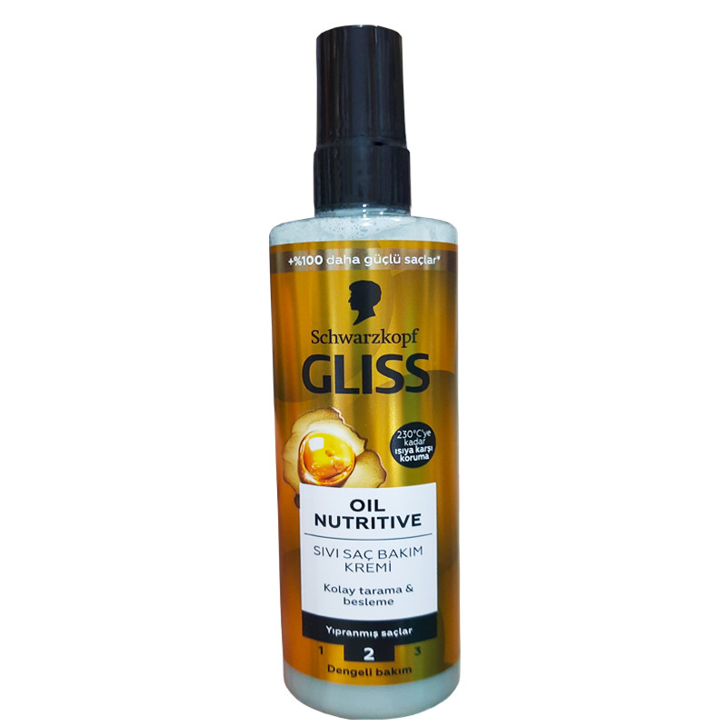 اسپری دو فاز مو گلیس مدل NUTRITIVE 02 حجم 200 میلی لیتر اسپری دو فاز مو گلیس مدل NUTRITIVE 02 حجم 200 میلی لیتر