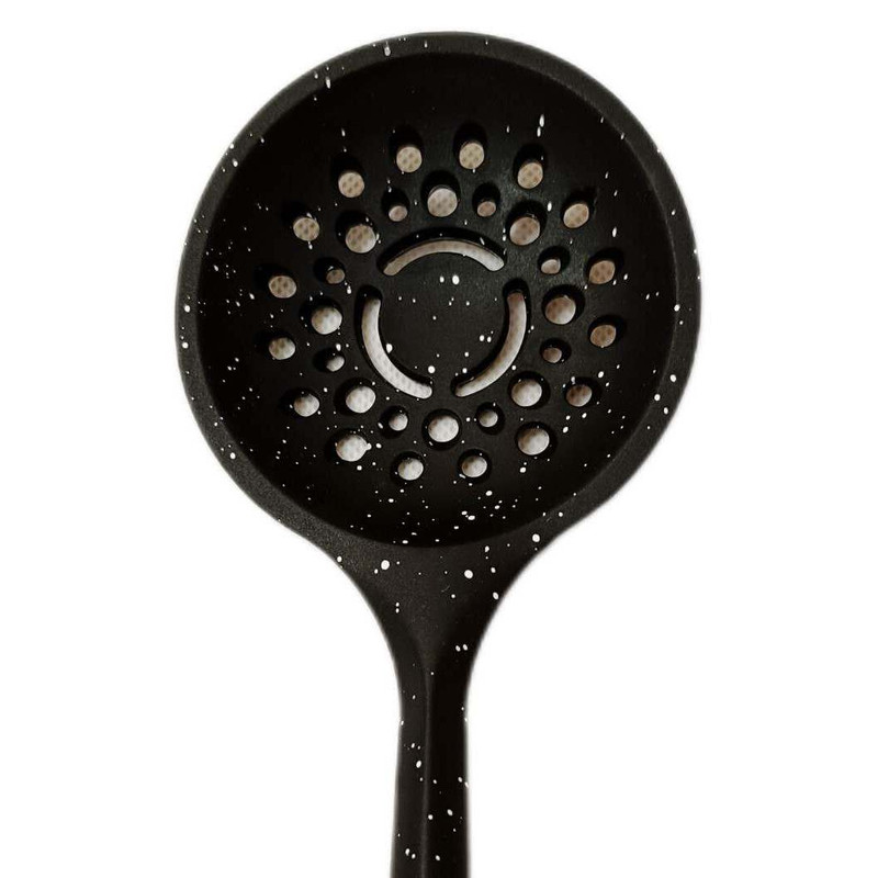 کفگیر شنگیا مدل سلیکونی دسته بامبو کد P3846