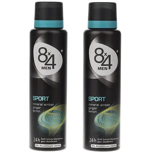 پک اسپری مردانه هشت در چهار مدل Sport حجم 150 میلی لیتر بسته 2 عددی
