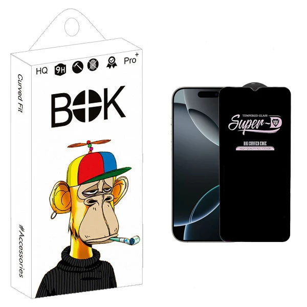 محافظ صفحه نمایش بوک مدل SuperD مناسب برای گوشی موبایل اپل iPhone 16 Pro Max