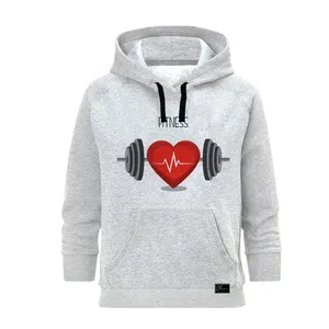 هودی زنانه مدل فیتنس کد J43 رنگ طوسی