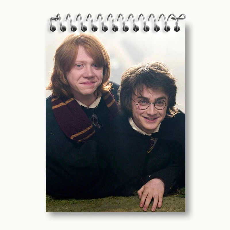 دفتر یادداشت 50 برگ خندالو مدل هری و رون هری پاتر Harry Potter کد 19350