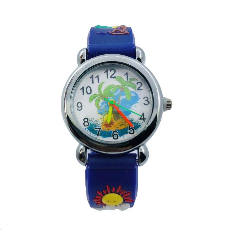 ساعت مچی عقربه ای بچگانه مدل جزیره ساعت مچی عقربه ای بچگانه مدل جزیره